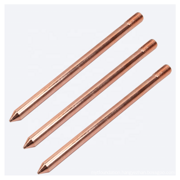 Ground rod Lightning rods Copper rod Copper bonded steel Copper clad steel, Lightning rod,carbide rods for earthing system